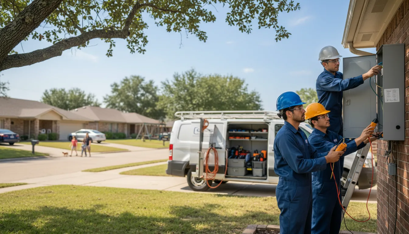 Certified electrician providing emergency electrical services in Dorsey, IL